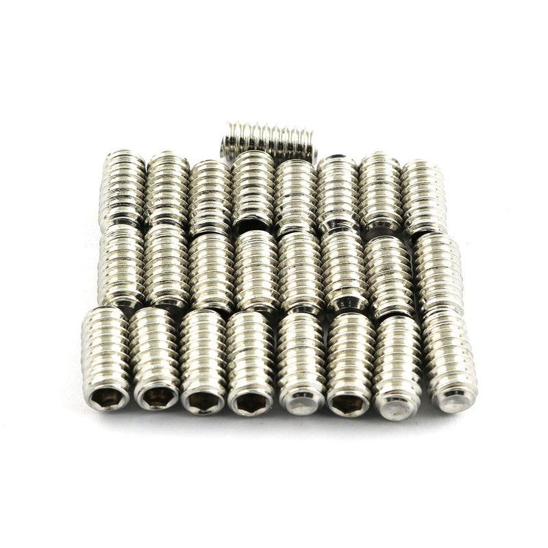 برو بامبو كيتشن RuiLing 25 قطعة 1/4-20x1/2 "" مسدس عرافة مجموعة مقابس مسامير 304 الفولاذ المقاوم للصدأ كامل الموضوع كأس نقطة نكش مسامير - Image 1